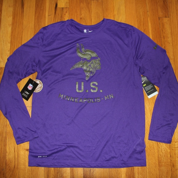 vikings salute to service shirt